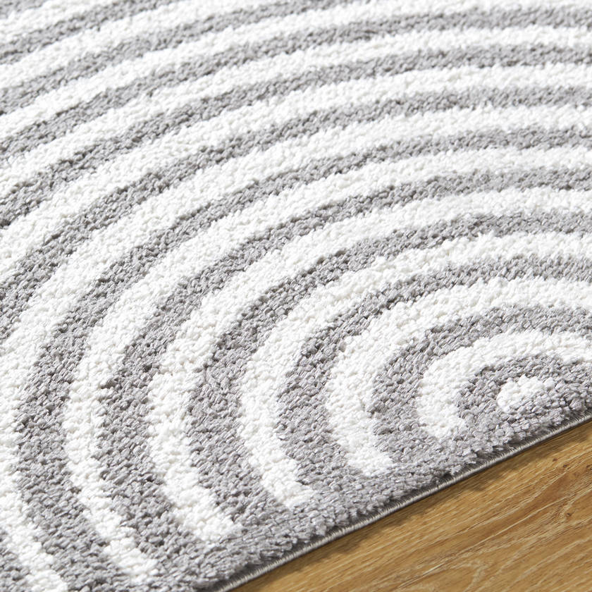 Marcela Modern Charcoal Washable Area Rug