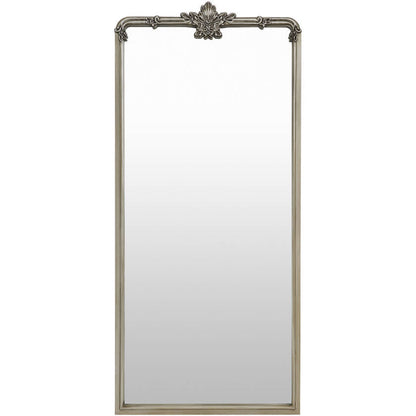 Shreena Traditional Silver Gray Wall Mirror