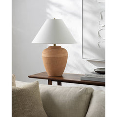 Seferino Traditional Brick Table Lamp