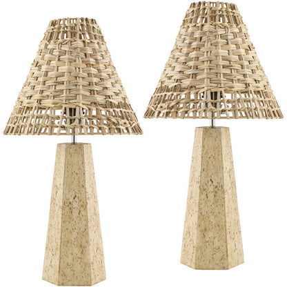 Durand Modern Lighrt Gray/Brown Table Lamp