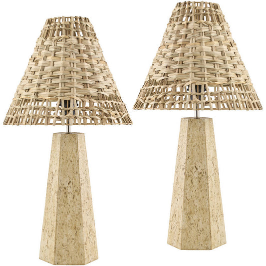 Durand Modern Lighrt Gray/Brown Table Lamp