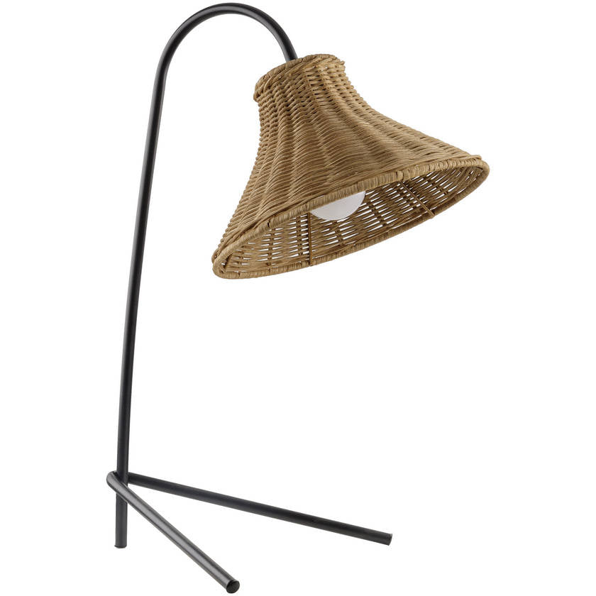 Liliana Rustic Black Table Lamp