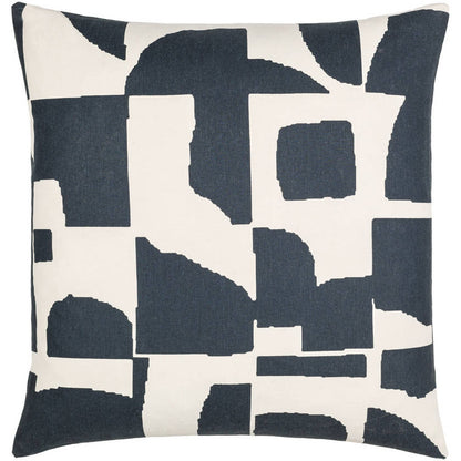 Chazz White/Black Pillow Cover