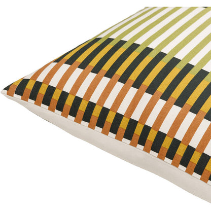 Kalon Cream/Orange Pillow Cover