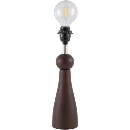 Edgardo Modern Dark Brown Table Lamp