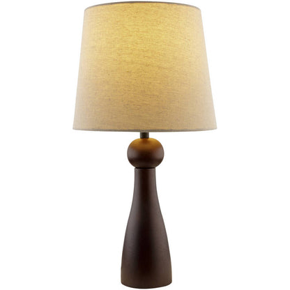 Edgardo Modern Dark Brown Table Lamp