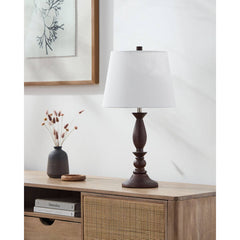 Summit Modern Dark Brown Table Lamp