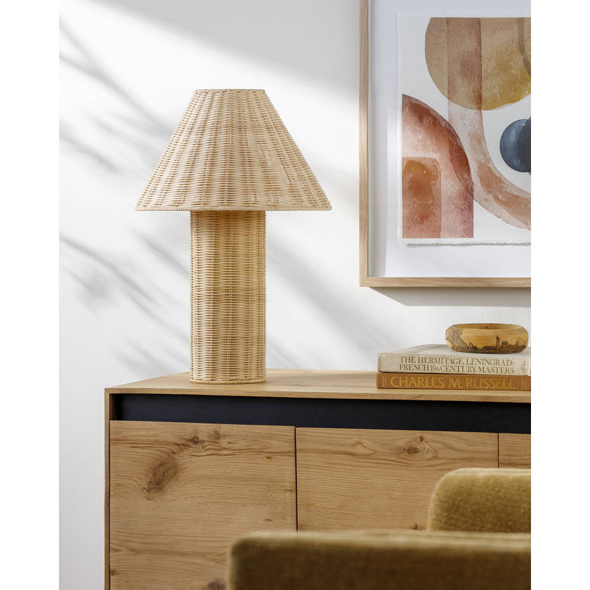 Lus Traditional Beige Table Lamp