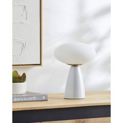 Prentis Modern White Table Lamp