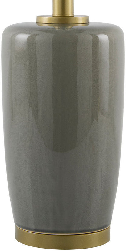 Oakford Traditional Gray Table Lamp