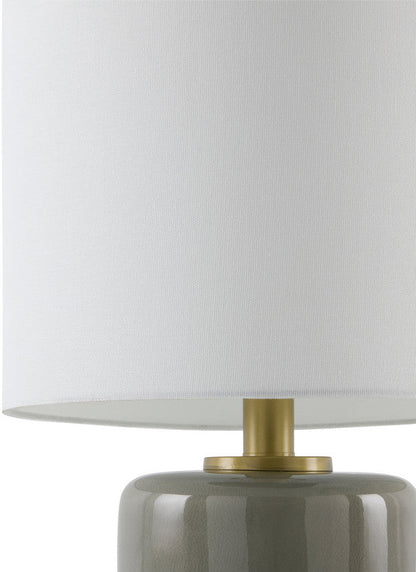 Oakford Traditional Gray Table Lamp