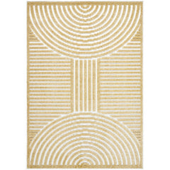 Carter Lake Modern Mustard Washable Area Rug