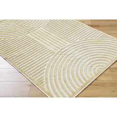 Carter Lake Modern Mustard Washable Area Rug