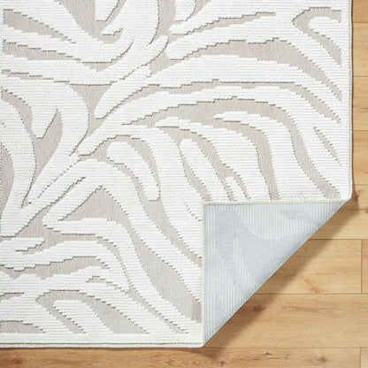 Cedar Vale Modern Cream Washable Area Rug