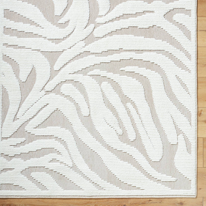 Cedar Vale Modern Cream Washable Area Rug