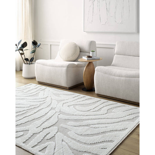 Cedar Vale Modern Cream Washable Area Rug