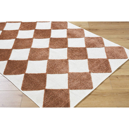 Luanne Modern Rust Washable Area Rug