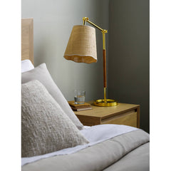 Khira Modern Metallic - Brass Table Lamp