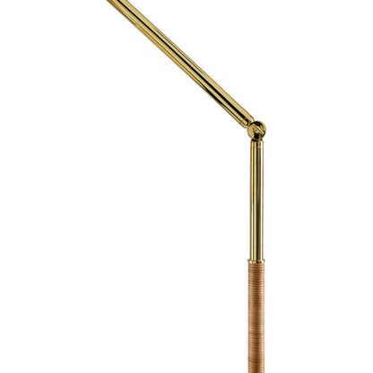 McCaskill Modern Metallic - Brass Floor Lamp