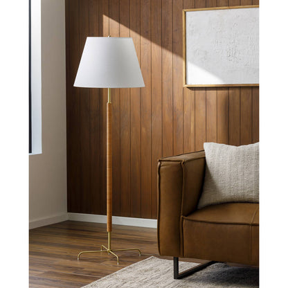 Charlett Modern Metallic - Brass Floor Lamp