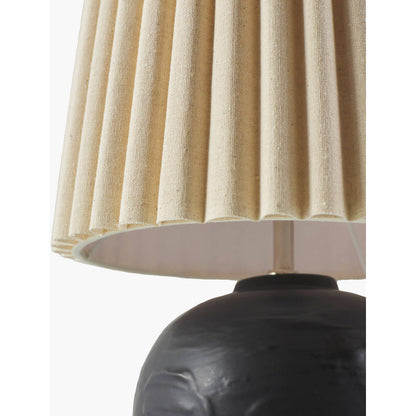 Register Modern Black Table Lamp