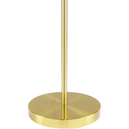 Raysean Modern Metallic - Brass Floor Lamp