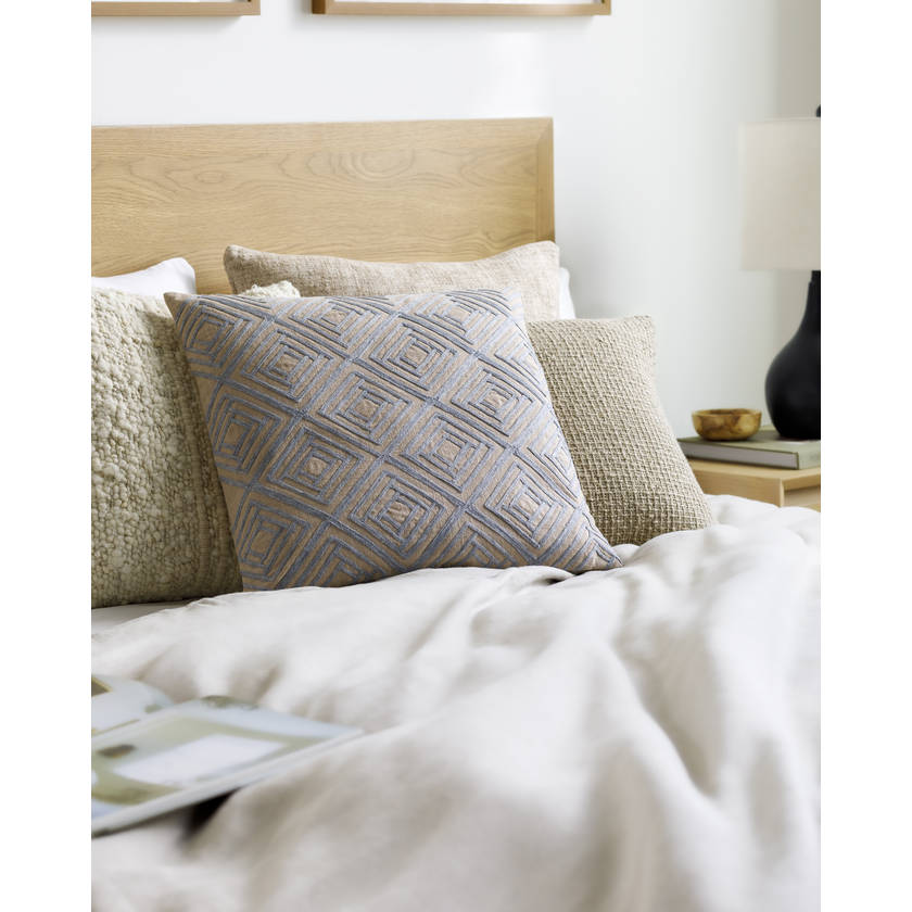Shauntee Tan/Slate Pillow Cover