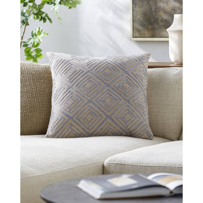 Shauntee Tan/Slate Pillow Cover