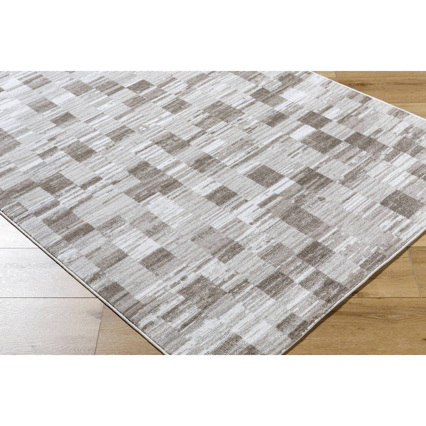 Antwoin Modern Dark Brown Area Rug