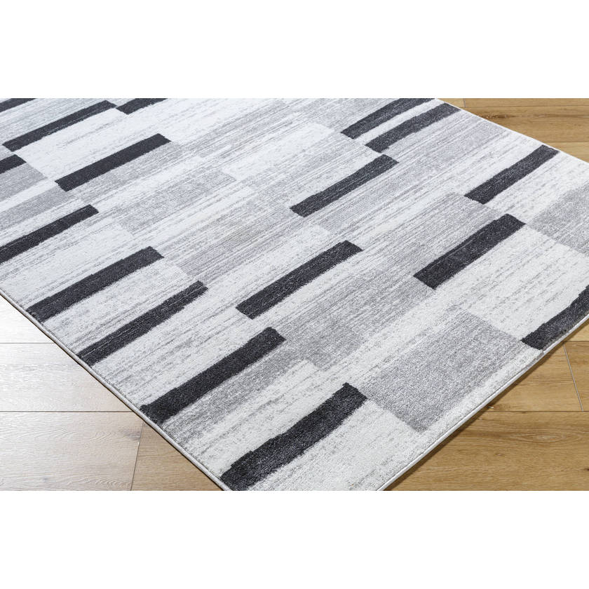Trish Modern Black Area Rug