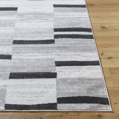 Trish Modern Black Area Rug