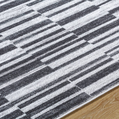 Ann Modern Black Area Rug