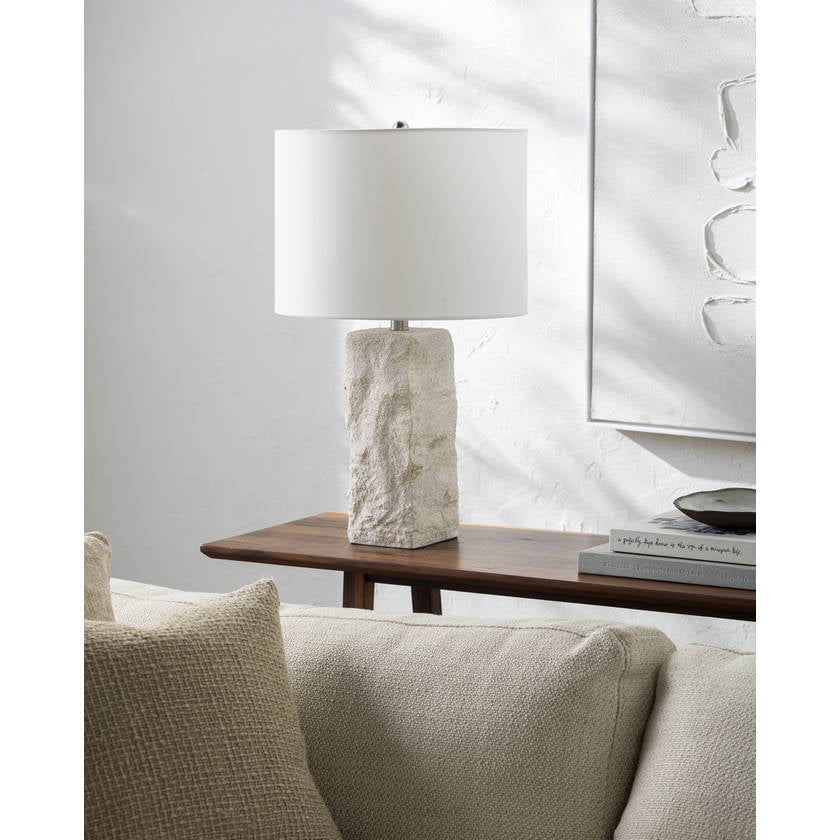 Melisha Traditional White Table Lamp