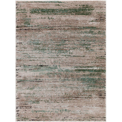 Charita Modern Dusty Sage/Tan Area Rug