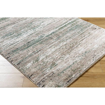 Charita Modern Dusty Sage/Tan Area Rug