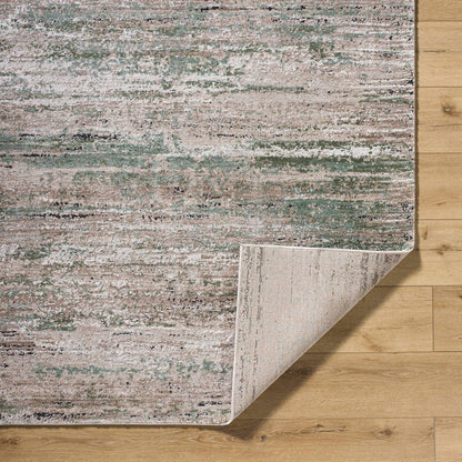 Charita Modern Dusty Sage/Tan Area Rug