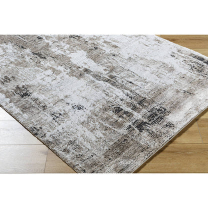 Tyjuan Modern Tan/Black Area Rug