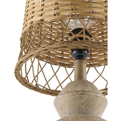 Marlanda Modern Dark Brown Table Lamp