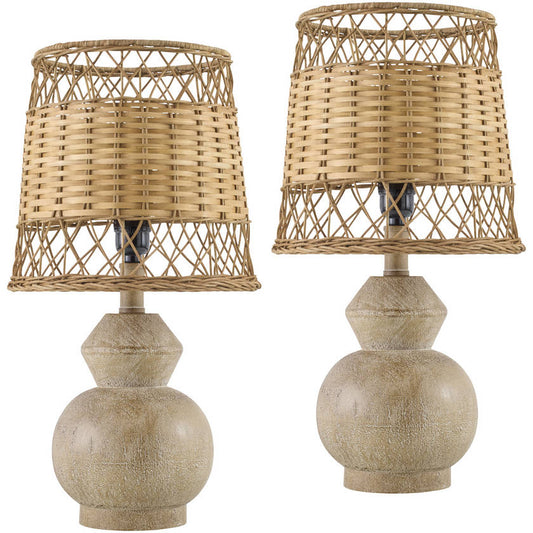 Marlanda Modern Dark Brown Table Lamp