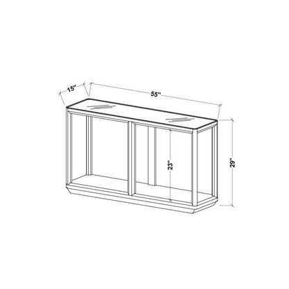 Gila Wheat Console Table