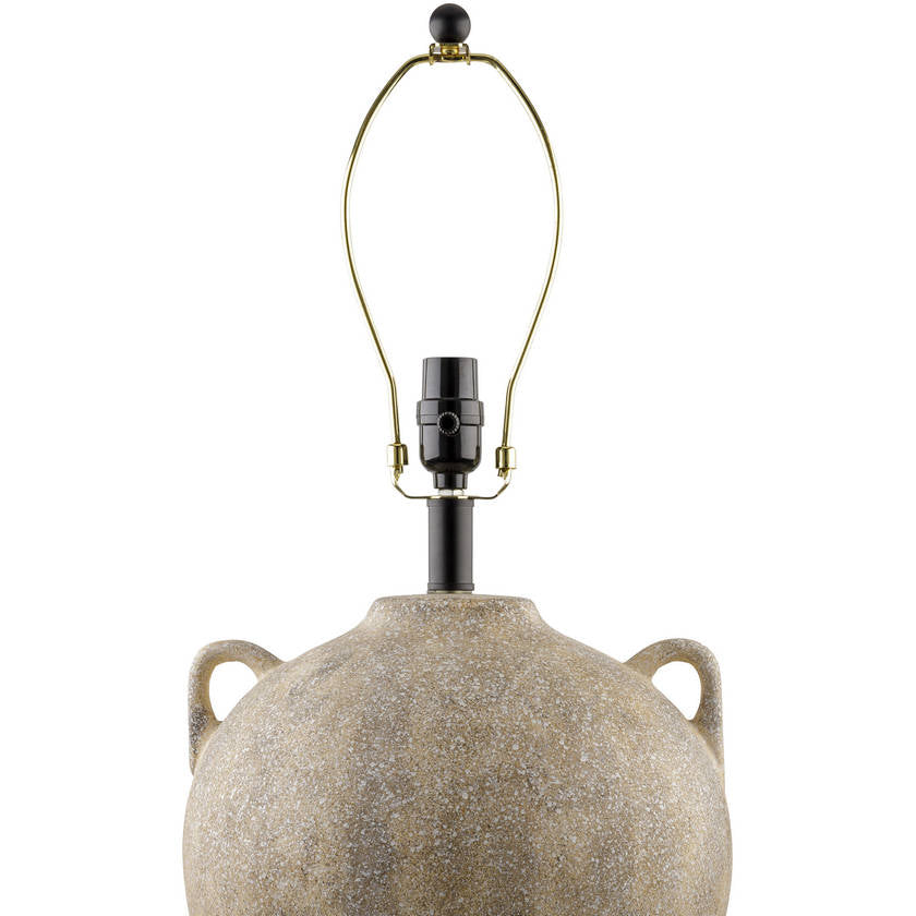 Laurence Traditional Gray/White Table Lamp