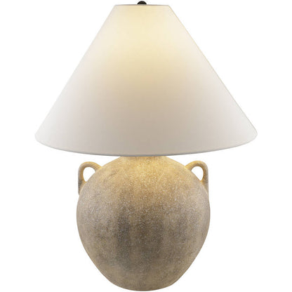 Laurence Traditional Gray/White Table Lamp