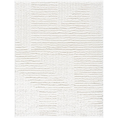 Jameal Modern White Area Rug