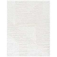 Jameal Modern White Area Rug