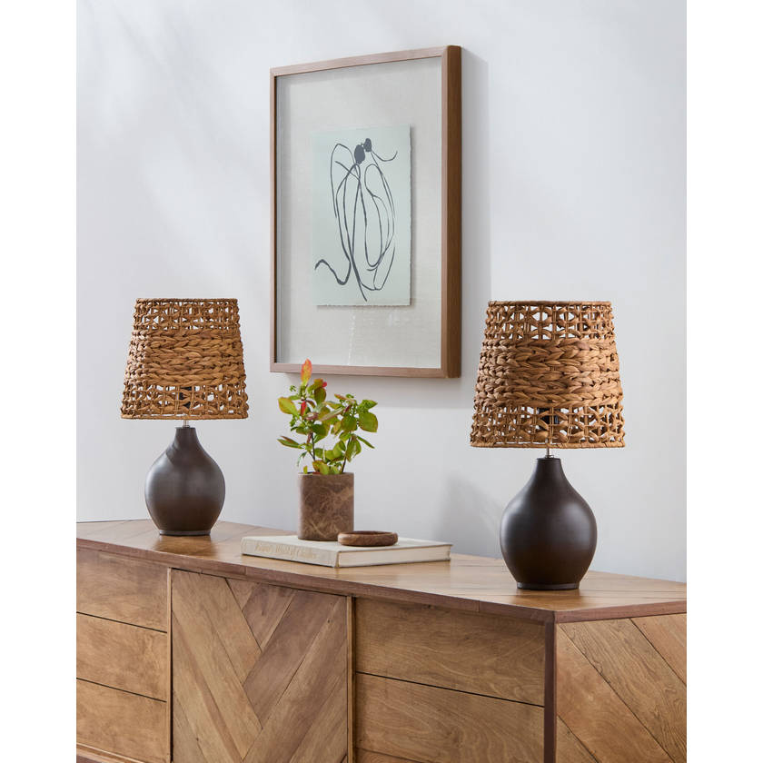 Johnell Modern Gray Table Lamp