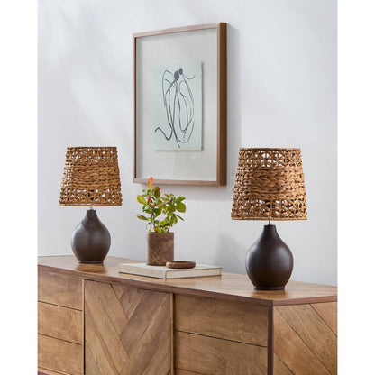 Johnell Modern Gray Table Lamp