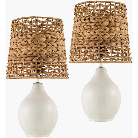 Johnell Modern Cream Table Lamp