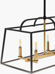 Laya Rustic Black Ceiling Lighting