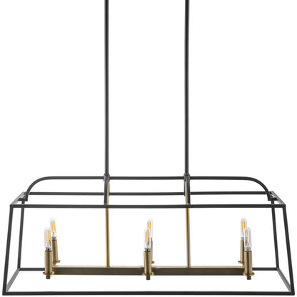 Laya Rustic Black Ceiling Lighting
