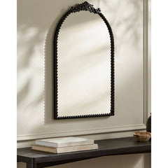 Margot Traditional Black Wall Mirror